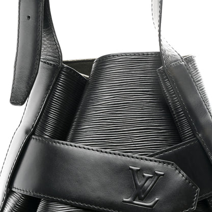 Louis Vuitton Epi Sac D'epaule GM Black 7 of 9