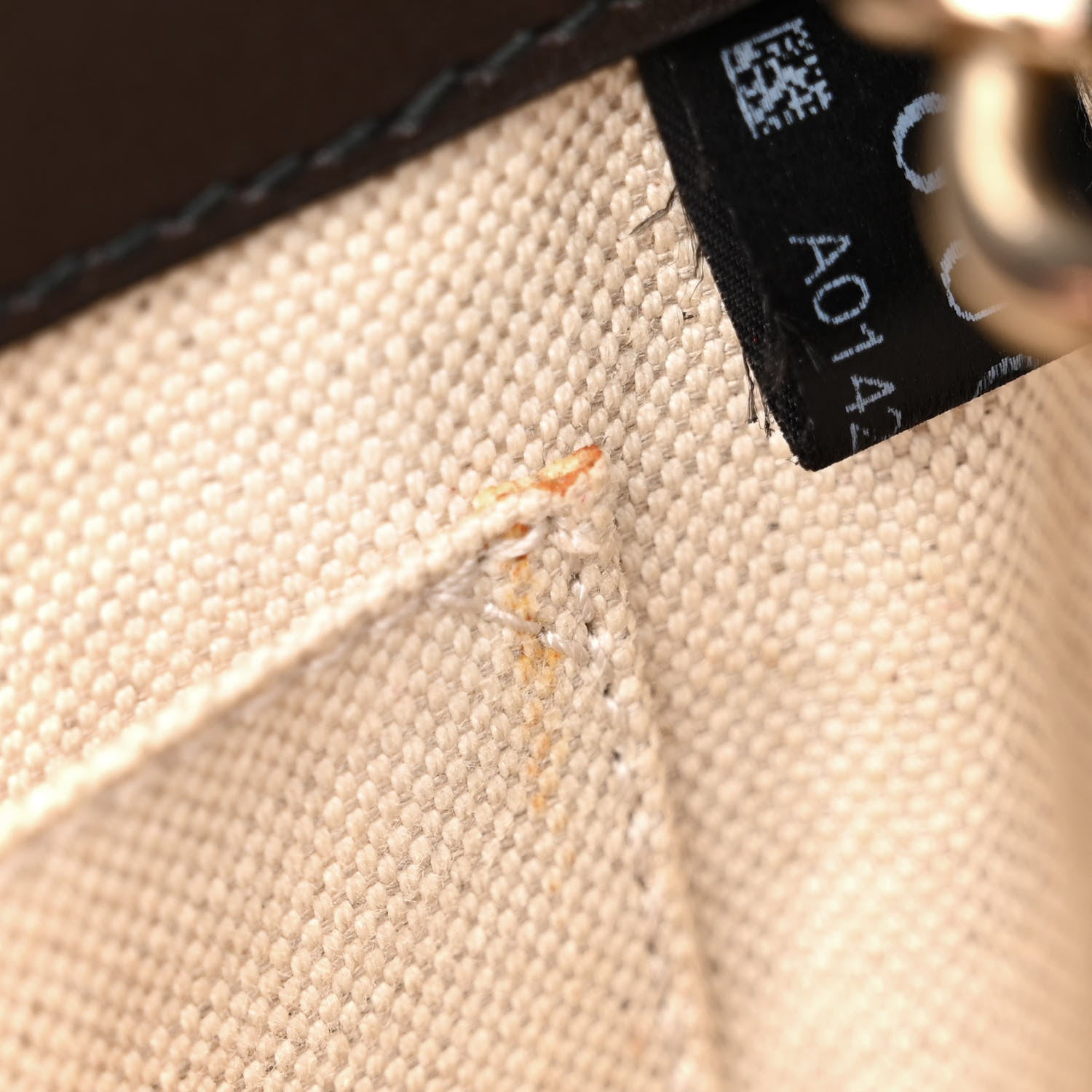 Gucci Monogram Margaux Calfskin Medium Emily Chain Shoulder Bag Beige Ebony Cocoa 13 of 18