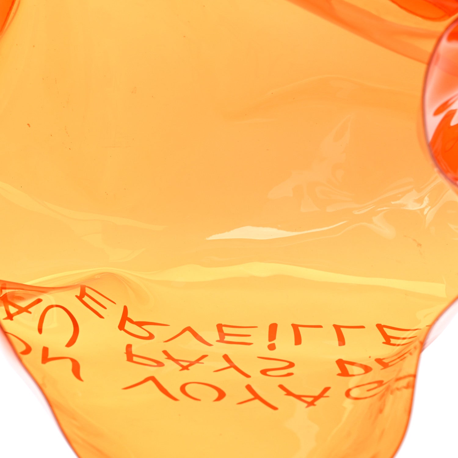 Hermes Vinyl Souvenir De L'Exposition Kelly Orange 5 of 14