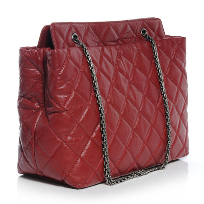 Chanel Aged Calfskin Reissue 2.55 Tote Red 3 of 8