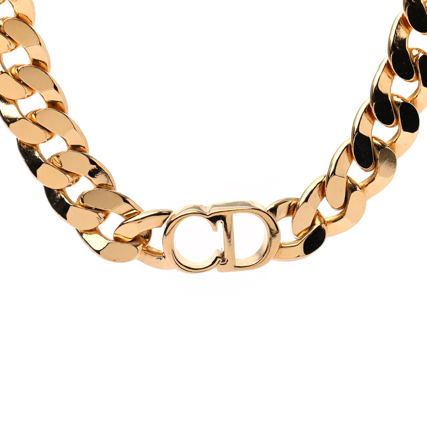 Metal Danseuse Etoile Chain Choker Necklace Gold