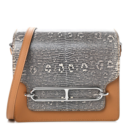 Hermes Evercolor Lizard Mini Sac Roulis Caramel Ombre 1 of 11