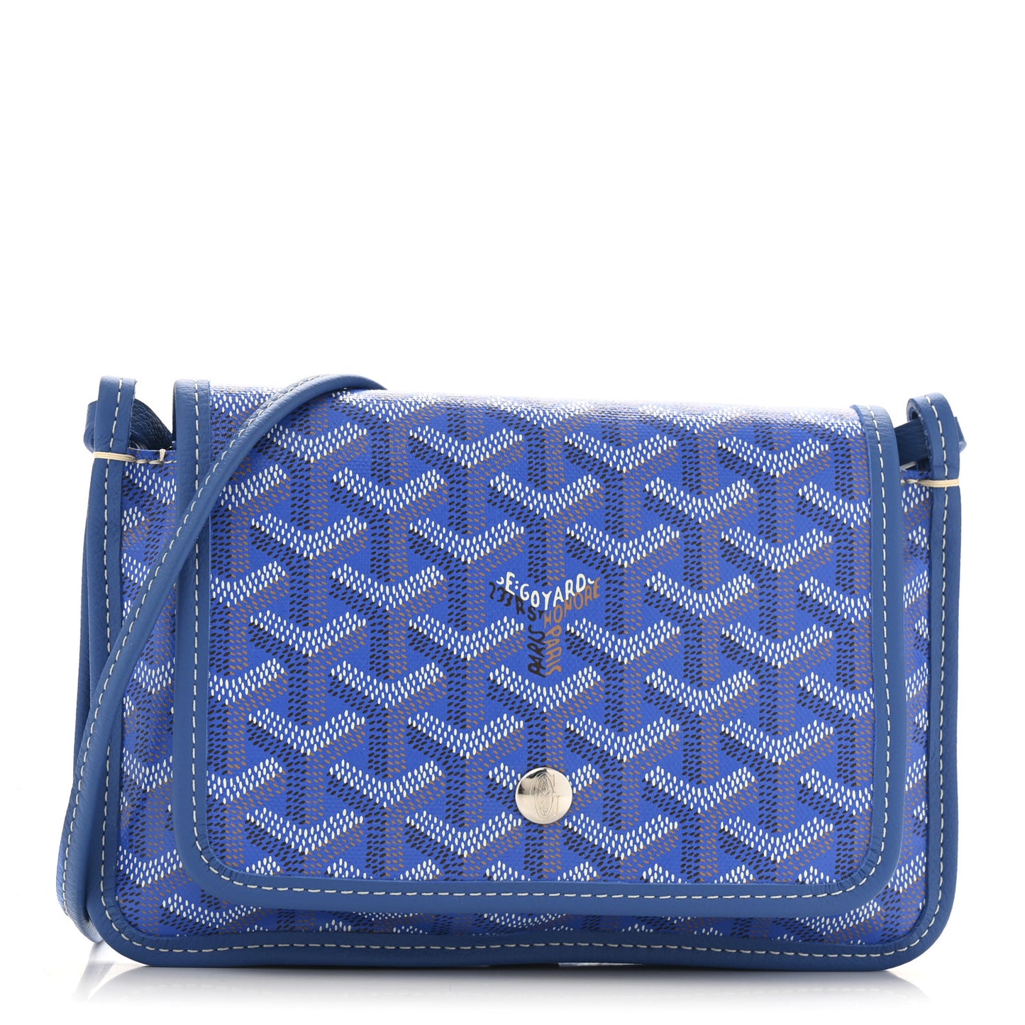 Goyardine Plumet Wallet Clutch Sky Blue