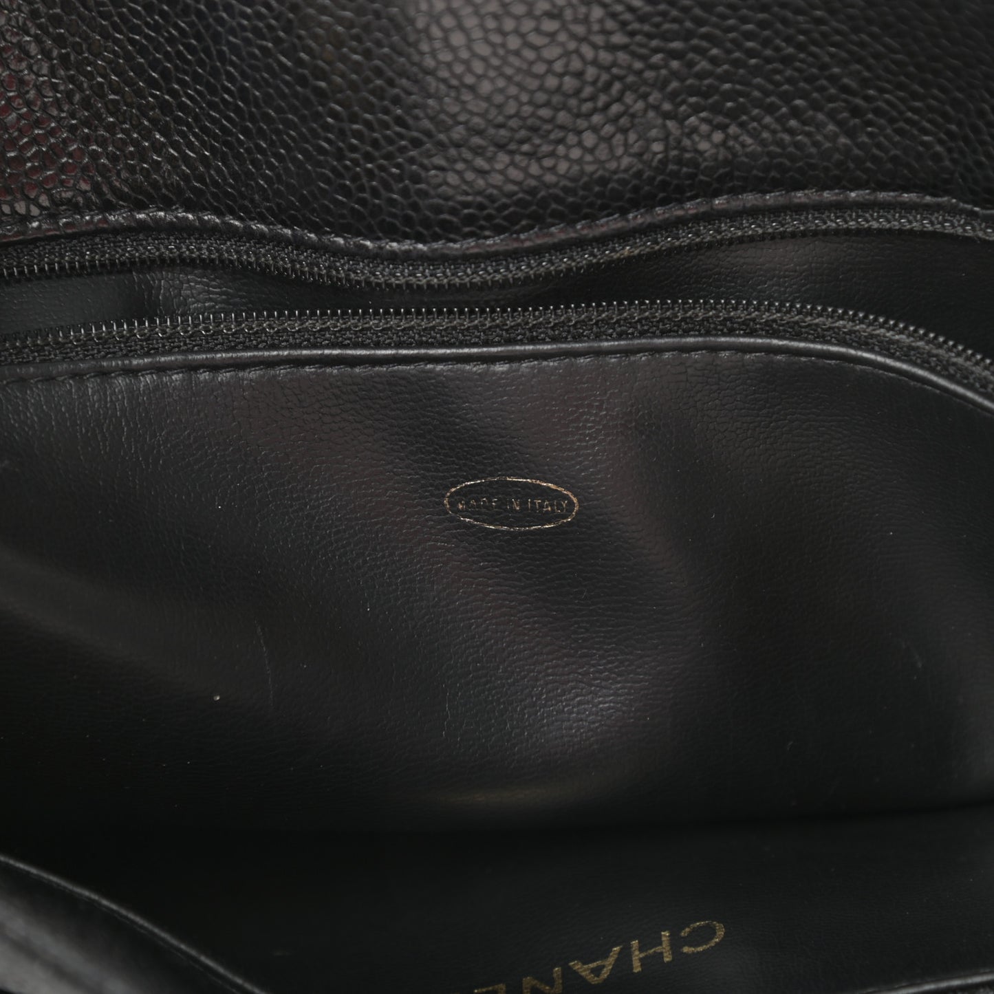 Caviar CC Shoulder Bag Black