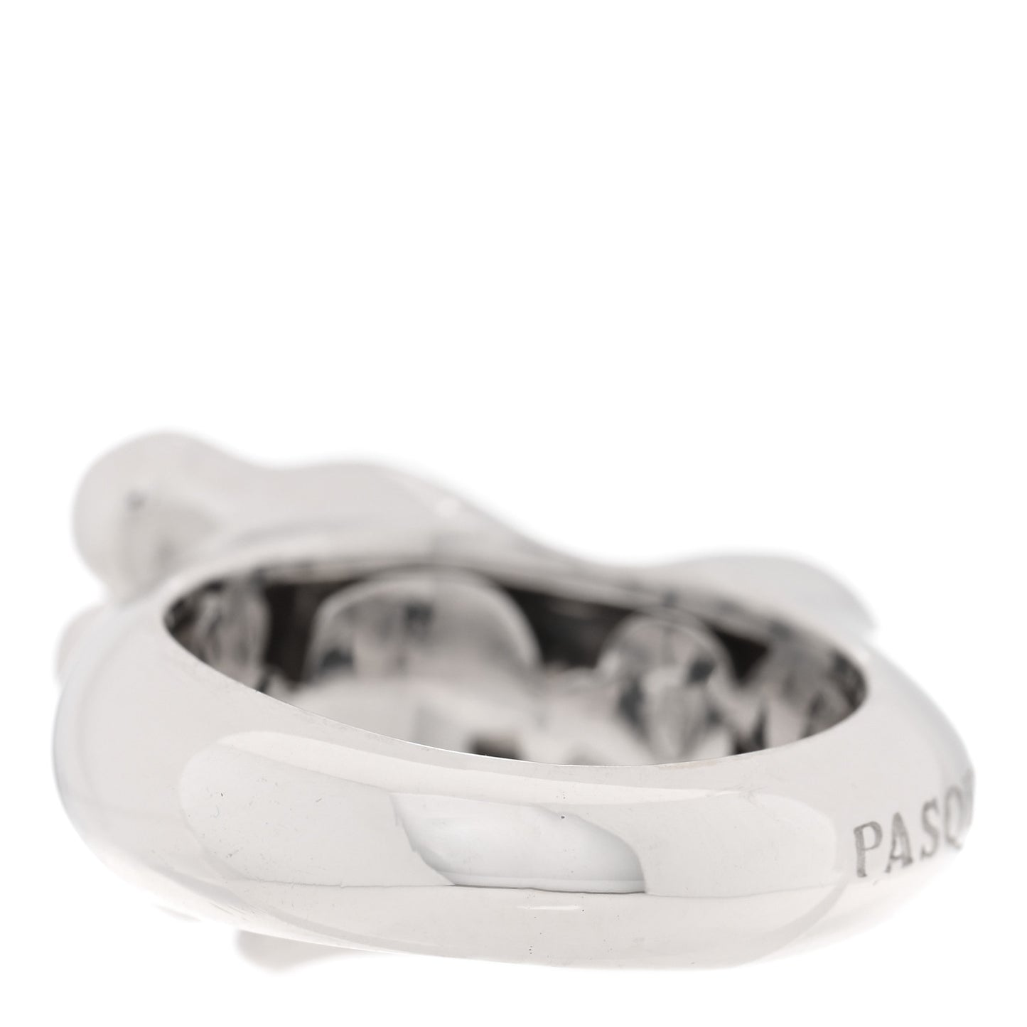 18K White Gold Baby Foot Ring 53 6.25