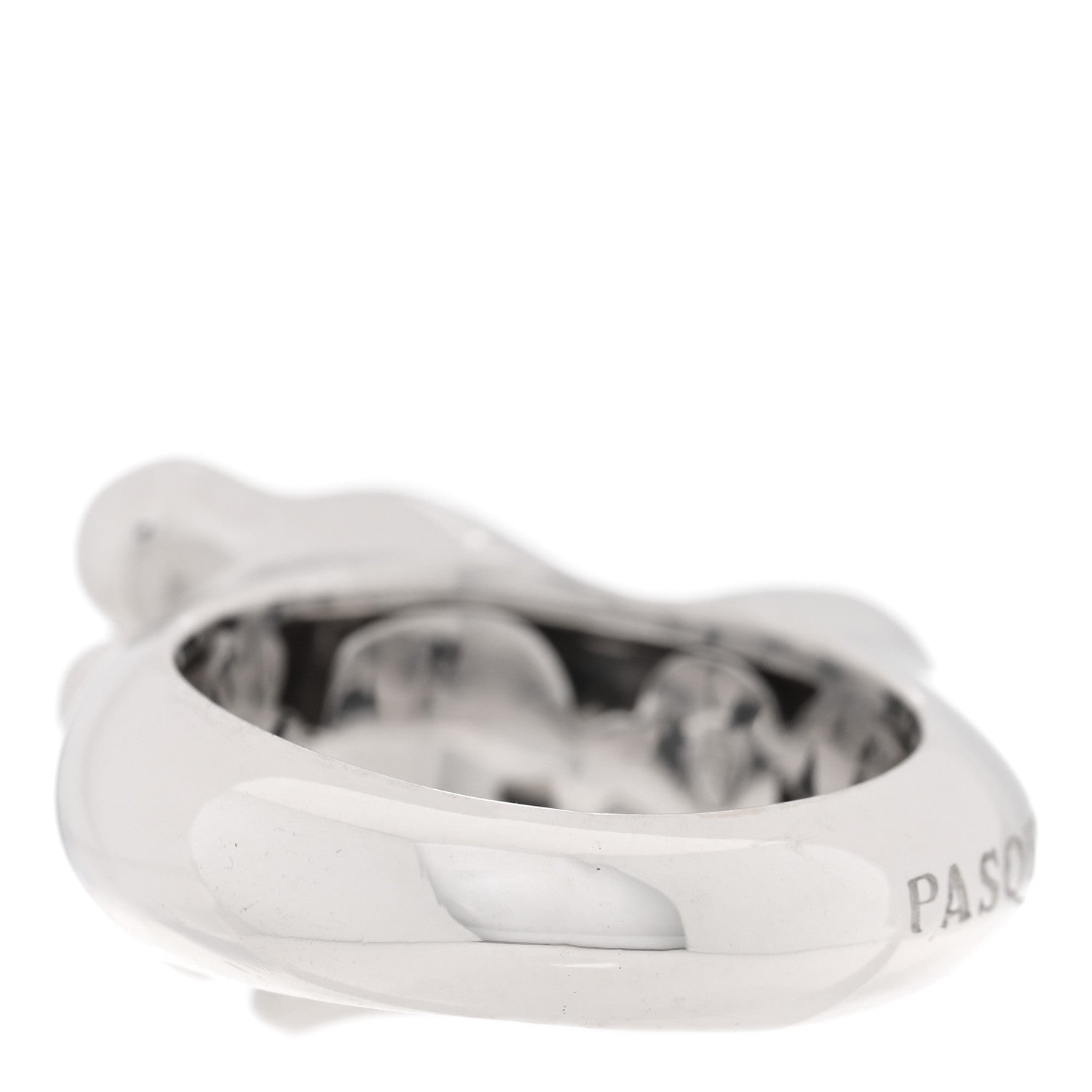 Pasquale Bruni 18K White Gold Baby Foot Ring 53 6.25 3 of 5
