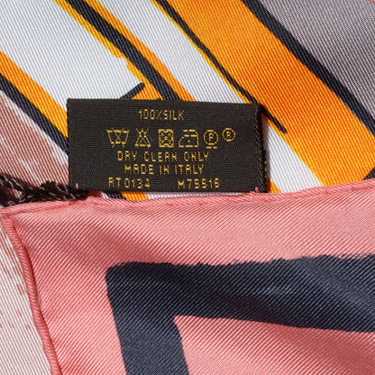 Louis Vuitton Silk Groom Square Scarf Rose Poudre 4 of 5