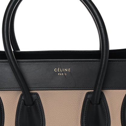 Celine Baby Grained Calfskin Nubuck Micro Tri-Color Luggage Fuchsia 7 of 17