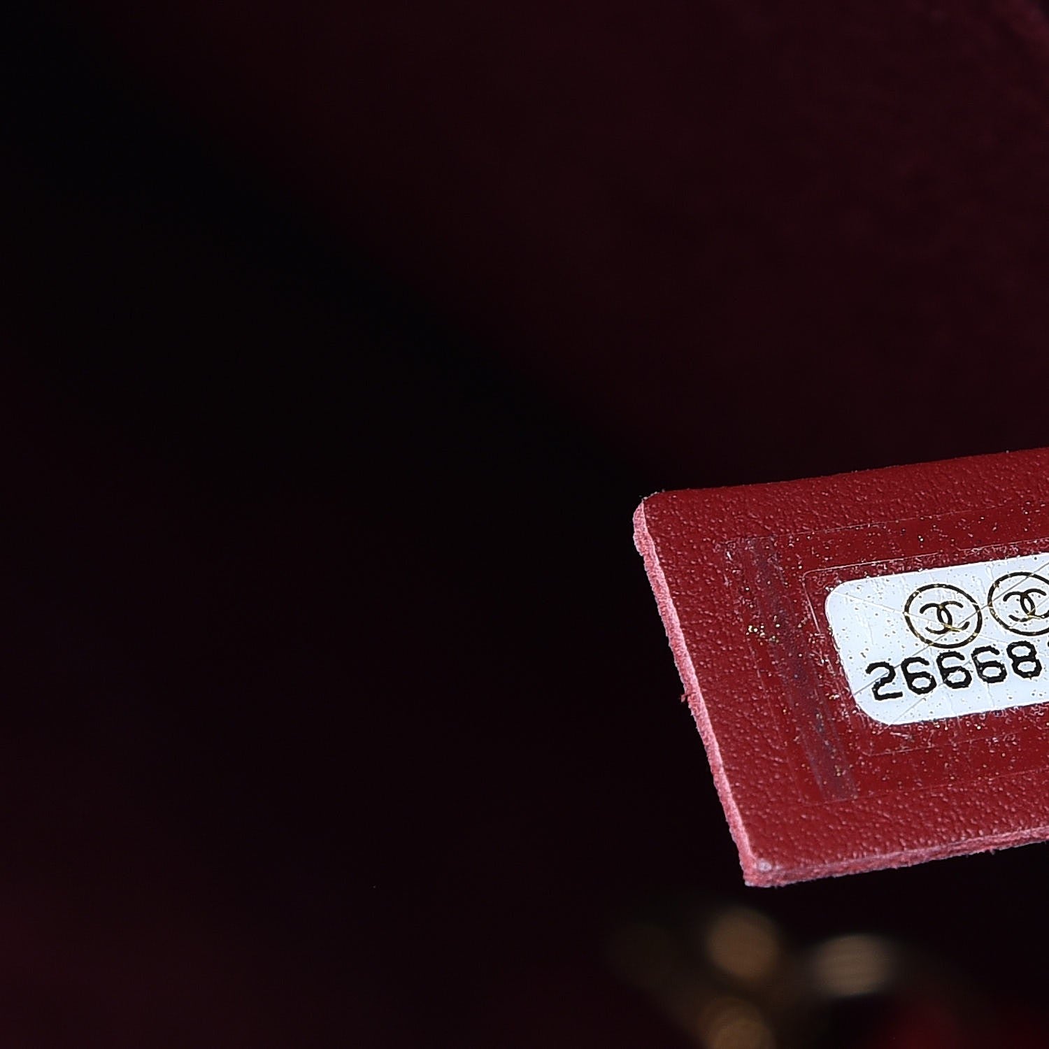 Chanel Caviar Small Studded Deauville Tote Burgundy 8 of 8