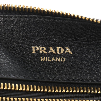 Prada Vitello Daino Tote Black 5 of 8