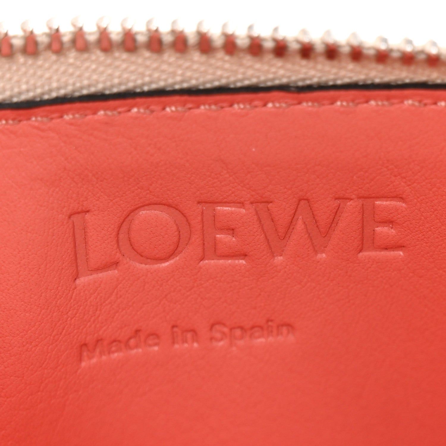 Loewe Soft Grained Calfskin Coin Card Holder Light Oat Honey 6 of 9