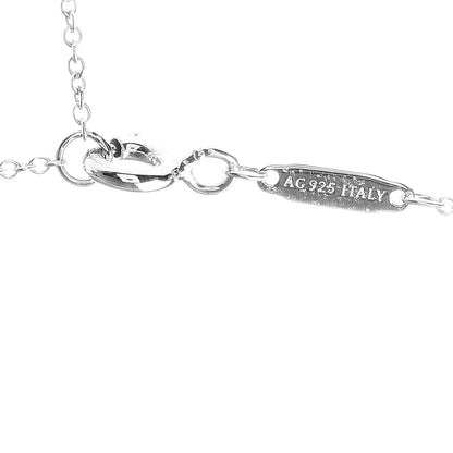 Tiffany Sterling Silver Large T Smile Pendant Necklace 4 of 5