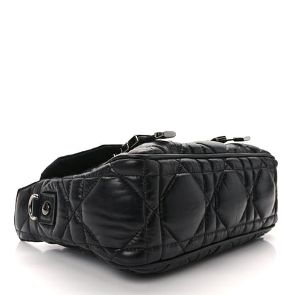 Christian Dior Calfskin Macrocannage Small Diorcamp Messenger Black 4 of 12