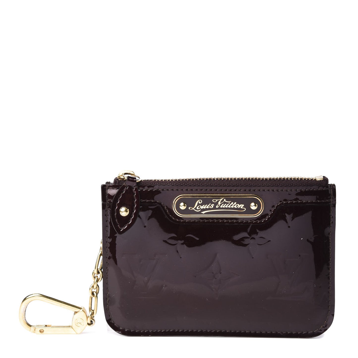 Vernis Key Pouch Amarante