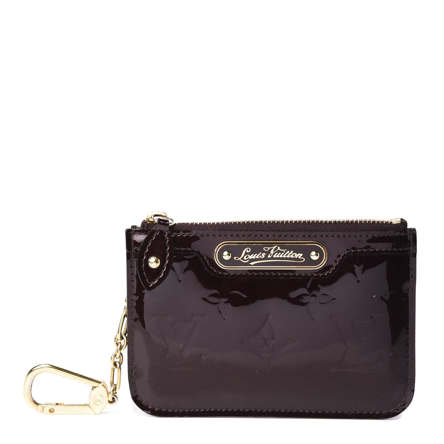 Louis Vuitton Vernis Key Pouch Amarante 1 of 8