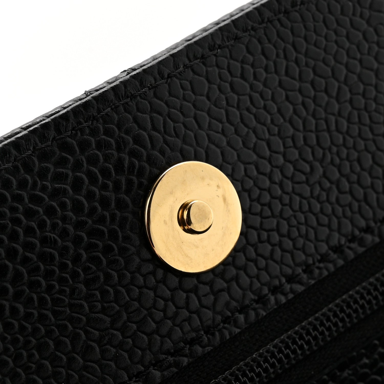 Chanel Caviar Quilted Wallet On Chain WOC Black 11 of 14