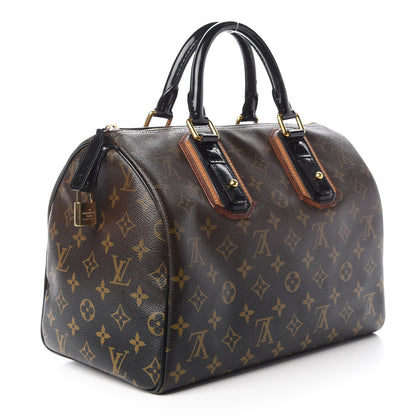 Louis Vuitton Monogram Mirage Speedy 30 Black 3 of 8