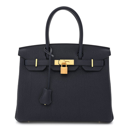 Hermes Togo Birkin 30 Bleu Nuit 1 of 11