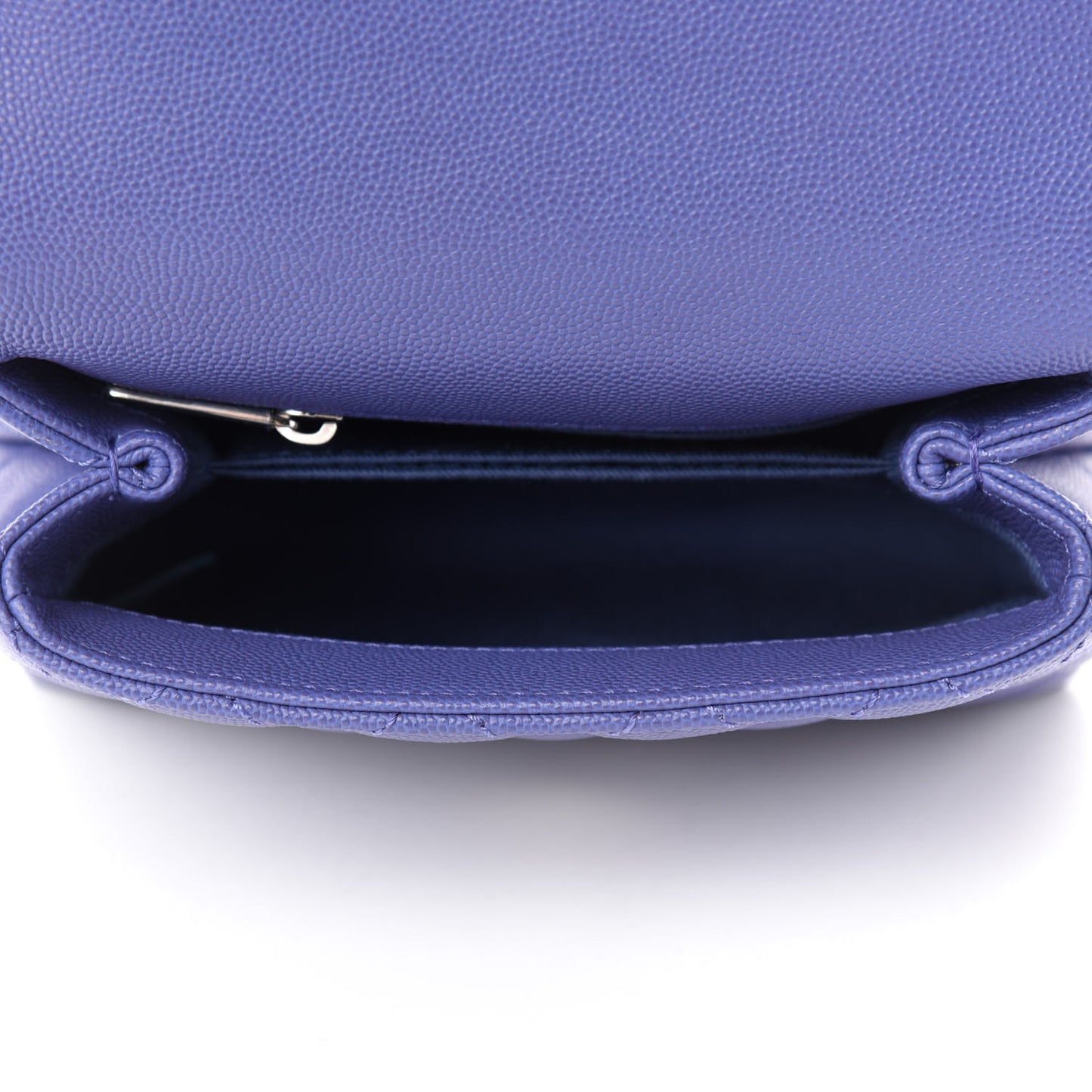 Caviar Quilted Incognito Extra Mini Coco Handle Flap Blue