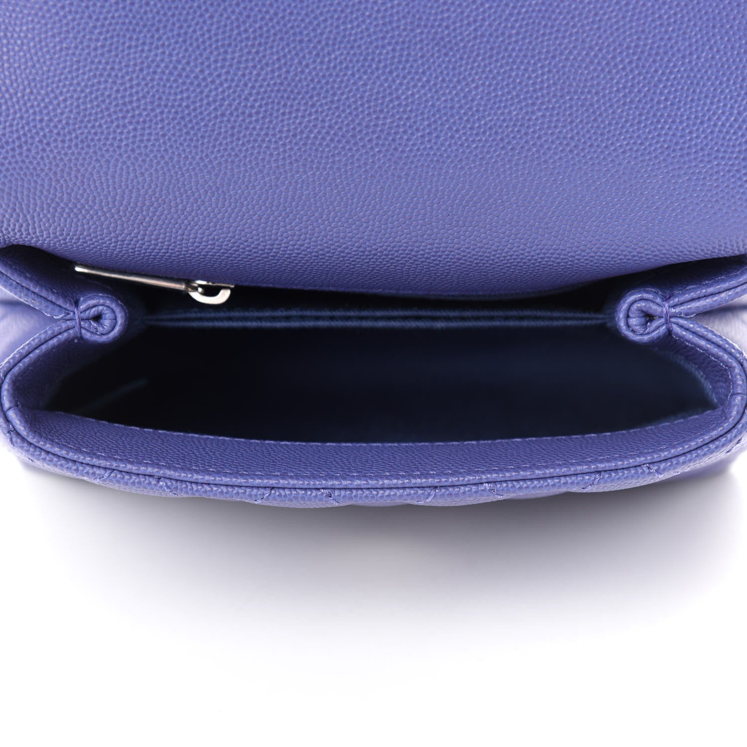 Chanel Caviar Quilted Incognito Extra Mini Coco Handle Flap Blue 5 of 10