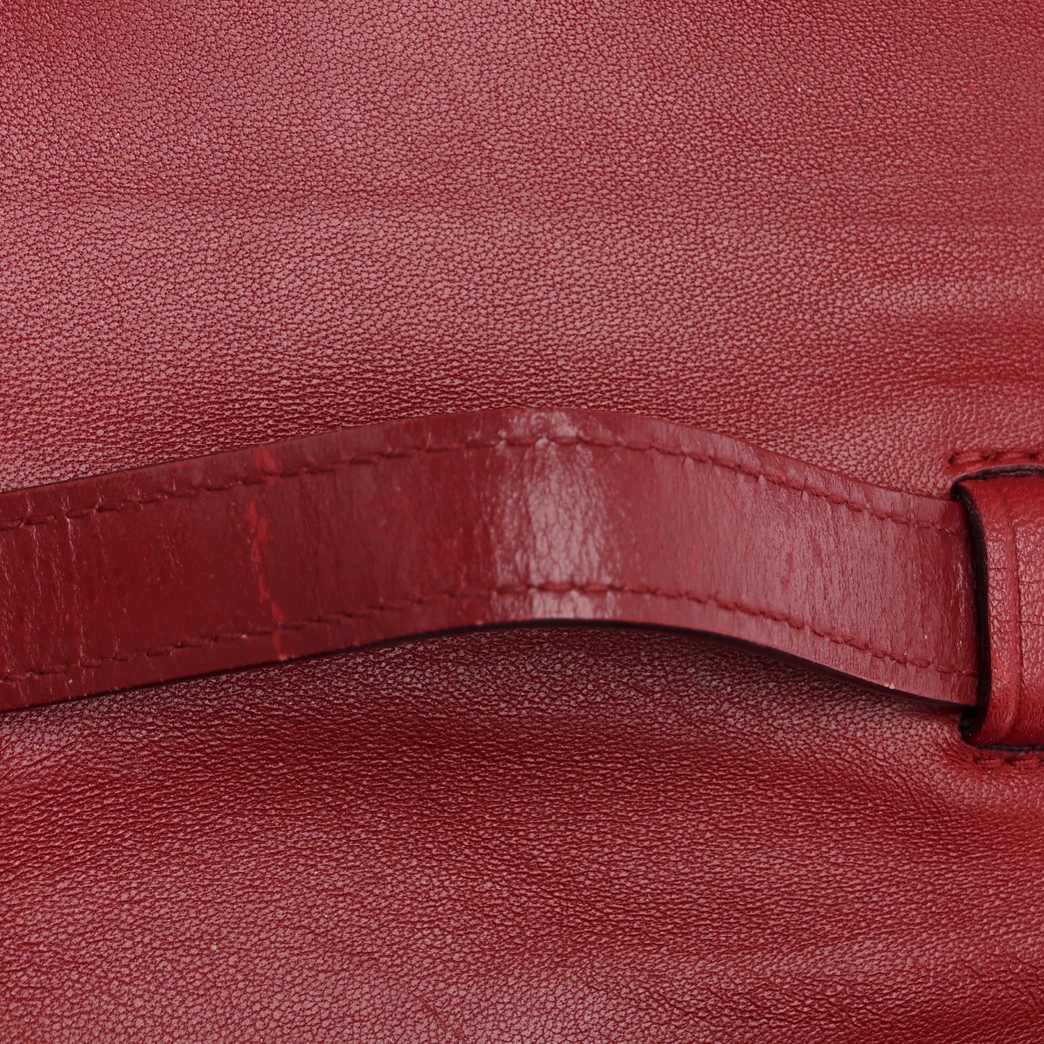 Celine Box Calfskin Small Classic Box Flap Bag Red 12 of 14