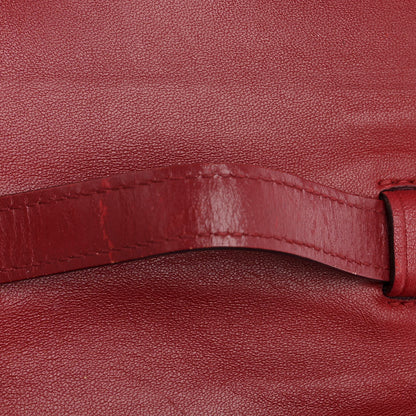 Celine Box Calfskin Small Classic Box Flap Bag Red 12 of 14