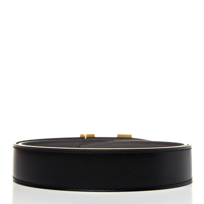 Hermes Box Togo 32mm H Belt 90 Black Etain 2 of 10