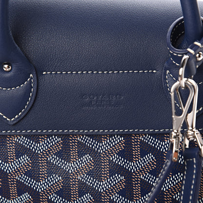 Goyard Goyardine Calfskin Mini Alpin Backpack Navy 6 of 9