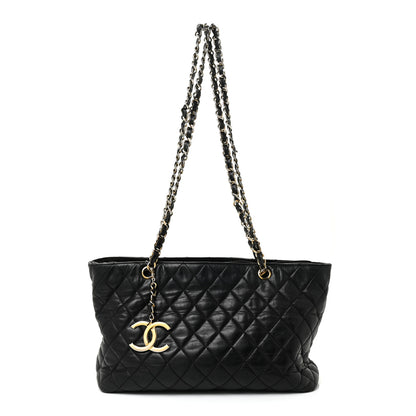 Chanel Lambskin Quilted Tote Black 1 of 30