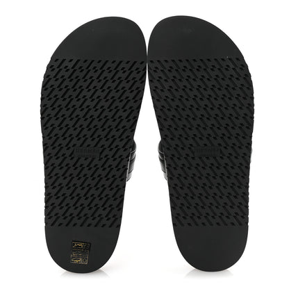 Hermes Calfskin Womens Empire Sandals 40 Black 6 of 10