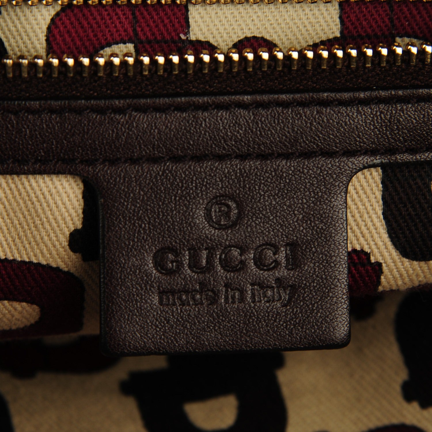 Gucci Guccissima Medium Hysteria Tote Chocolate 5 of 7