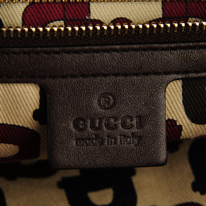 Gucci Guccissima Medium Hysteria Tote Chocolate 5 of 7