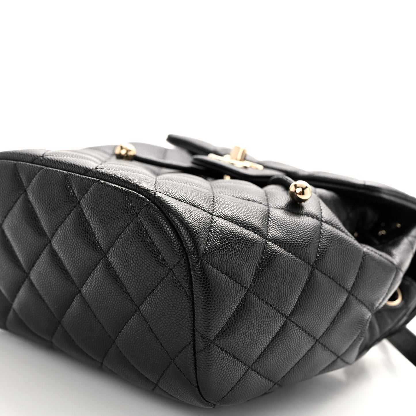 Caviar Quilted Mini Urban Spirit Backpack Black