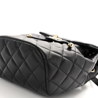 Chanel Caviar Quilted Mini Urban Spirit Backpack Black 10 of 10