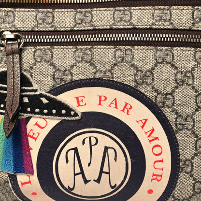 Gucci GG Supreme Monogram Courrier Belt Bag Beige New Acero 9 of 11