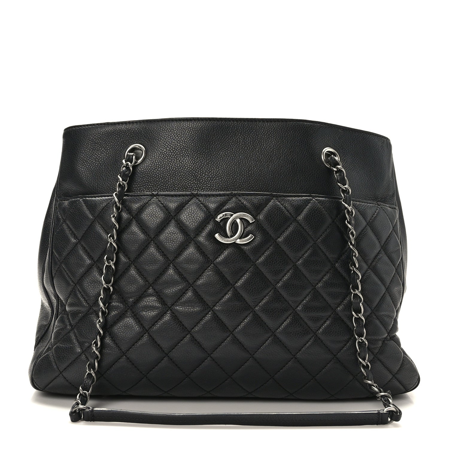 Chanel Caviar Quilted Urban Companion Shopping Tote Black 1 of 10