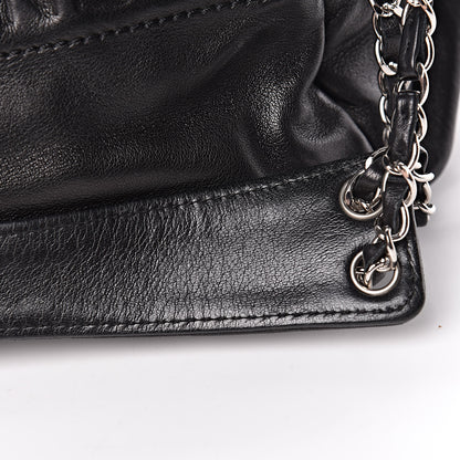 Chanel Lambskin Lax Accordion Hobo Black 11 of 17