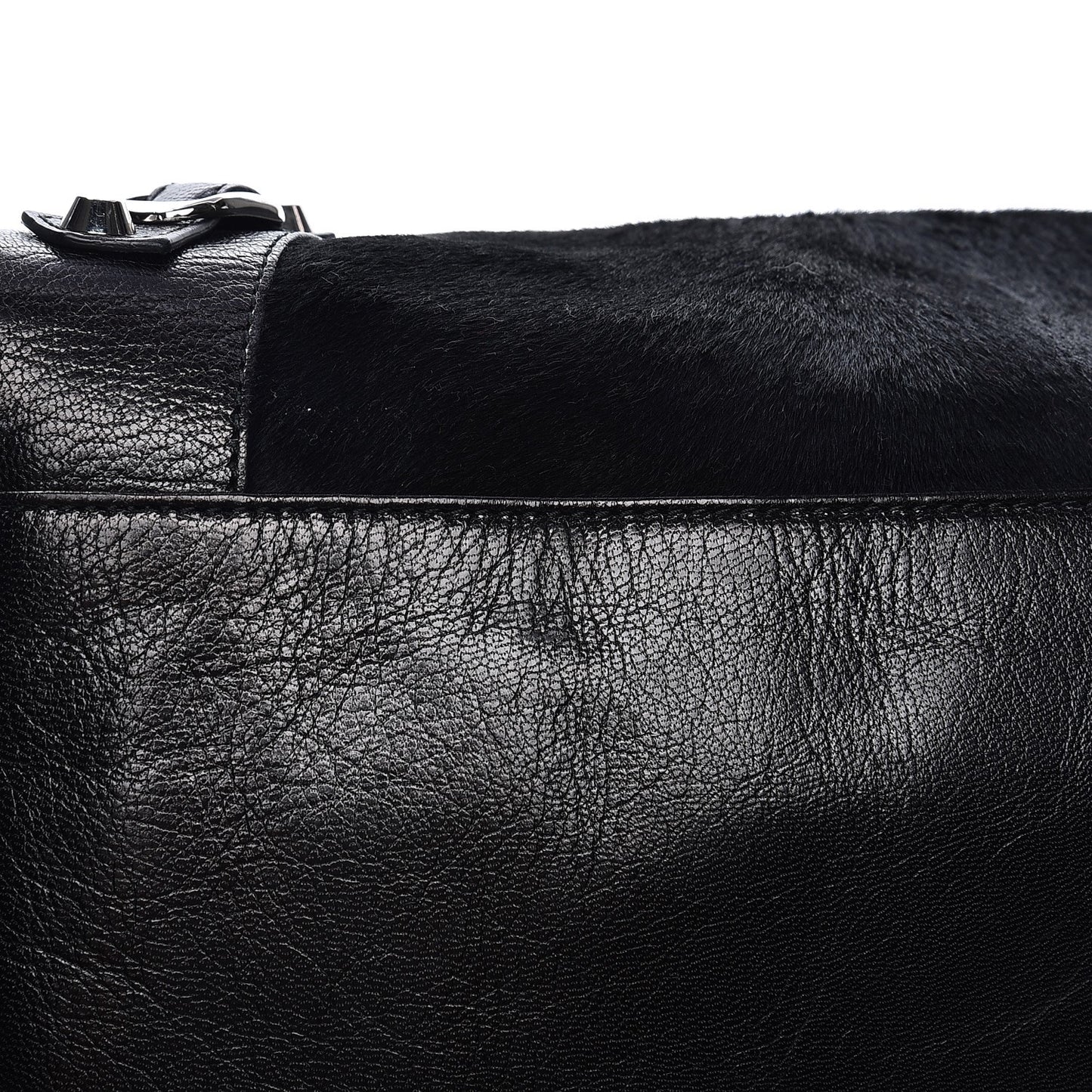 Chevre Pony Hair Velo Black