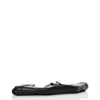 Alexander McQueen Calfskin De Manta Clutch Black 4 of 7