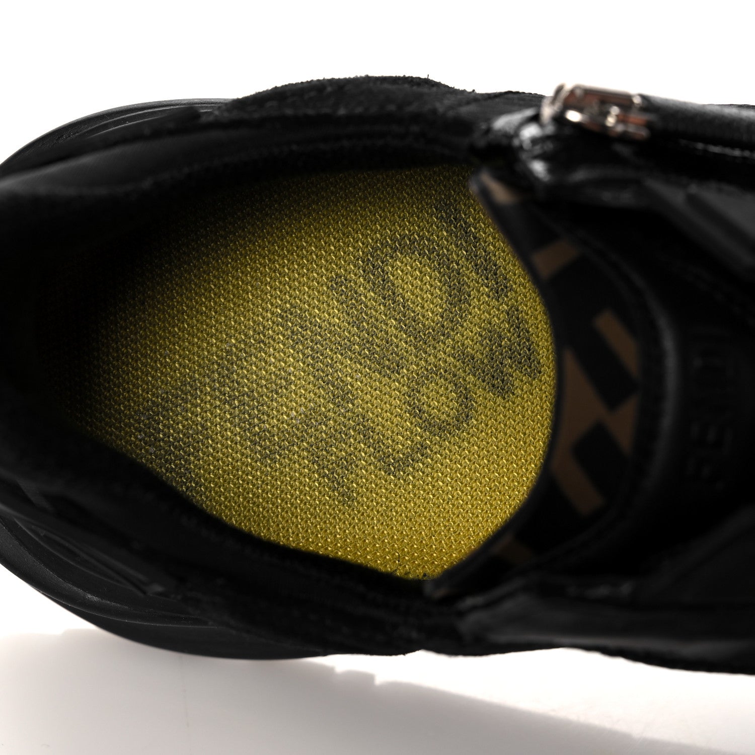 Fendi Nylon Suede Mens Fendi Flow Low Top Sneakers 8.5 Black 7 of 15