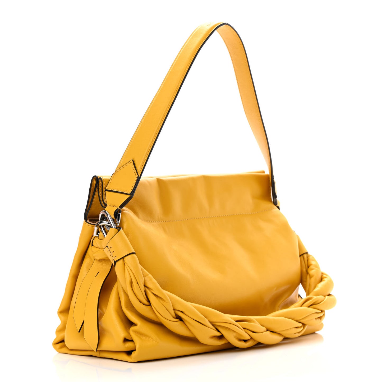 Calfskin Medium ID93 Satchel Sunflower