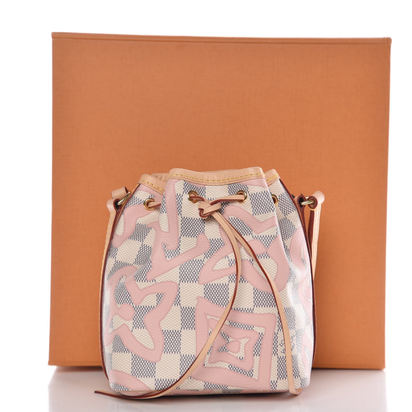 Damier Azur Tahitienne Nano Noe Rose Ballerine
