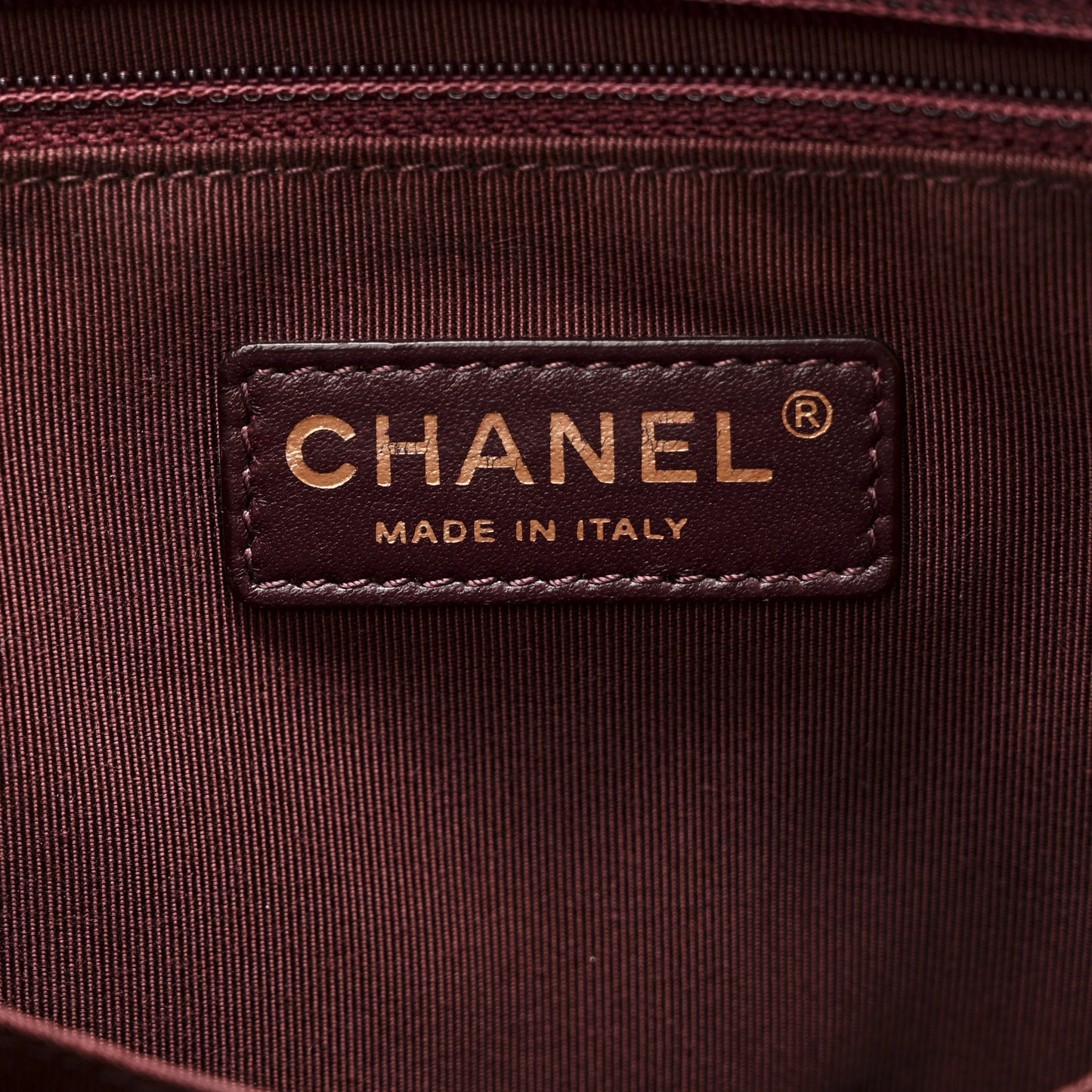 Lambskin Chevron Quilted Camera Case Black White