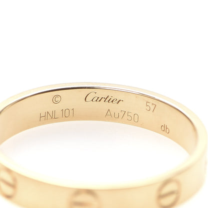 Cartier 18K Yellow Gold 3.5mm LOVE Wedding Band Ring 57 8 4 of 4