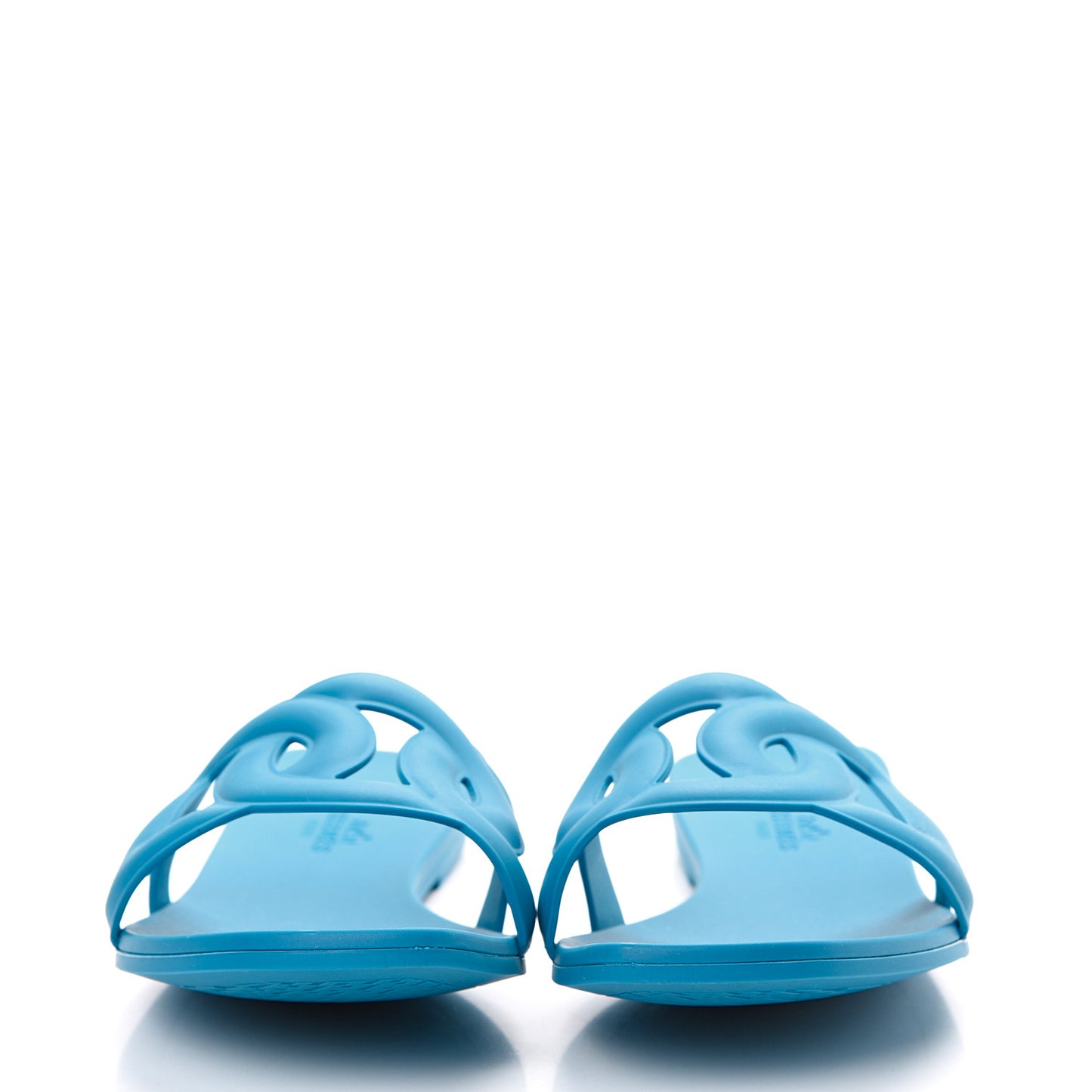Rubber Aloha Sandals 38 Bleu Vif