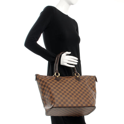 Louis Vuitton Damier Ebene Saleya MM 2 of 9