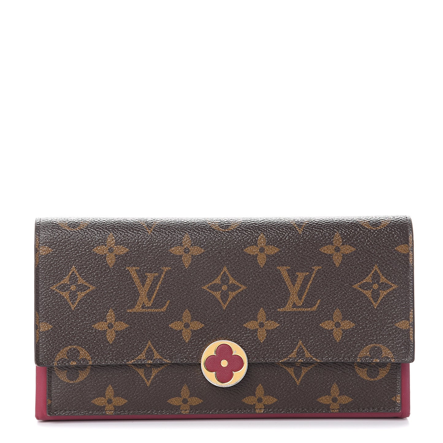 Monogram Flore Wallet Fuchsia