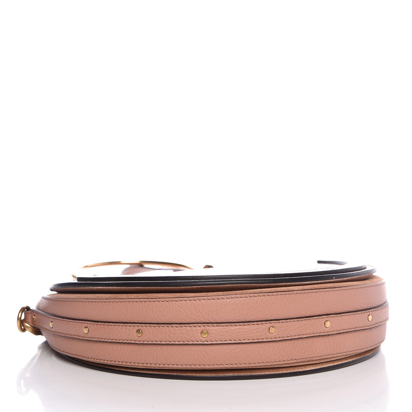 Goatskin Suede Medium Pixie Bag Nougat