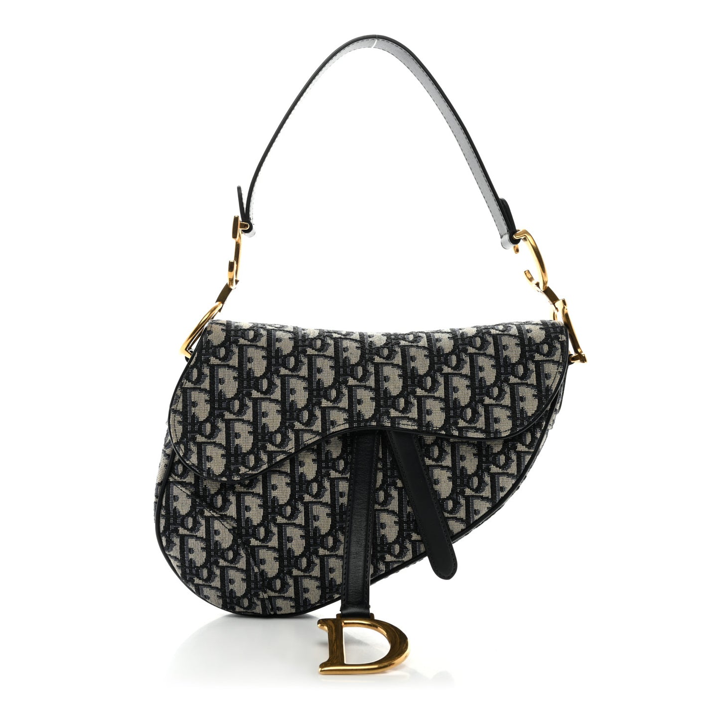 Oblique Saddle Bag Blue