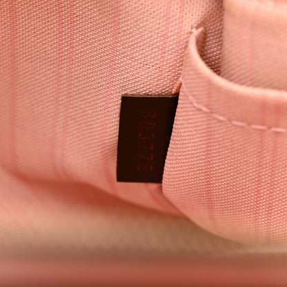 Louis Vuitton Damier Ebene Neverfull MM GM Pochette Rose Ballerine 8 of 11